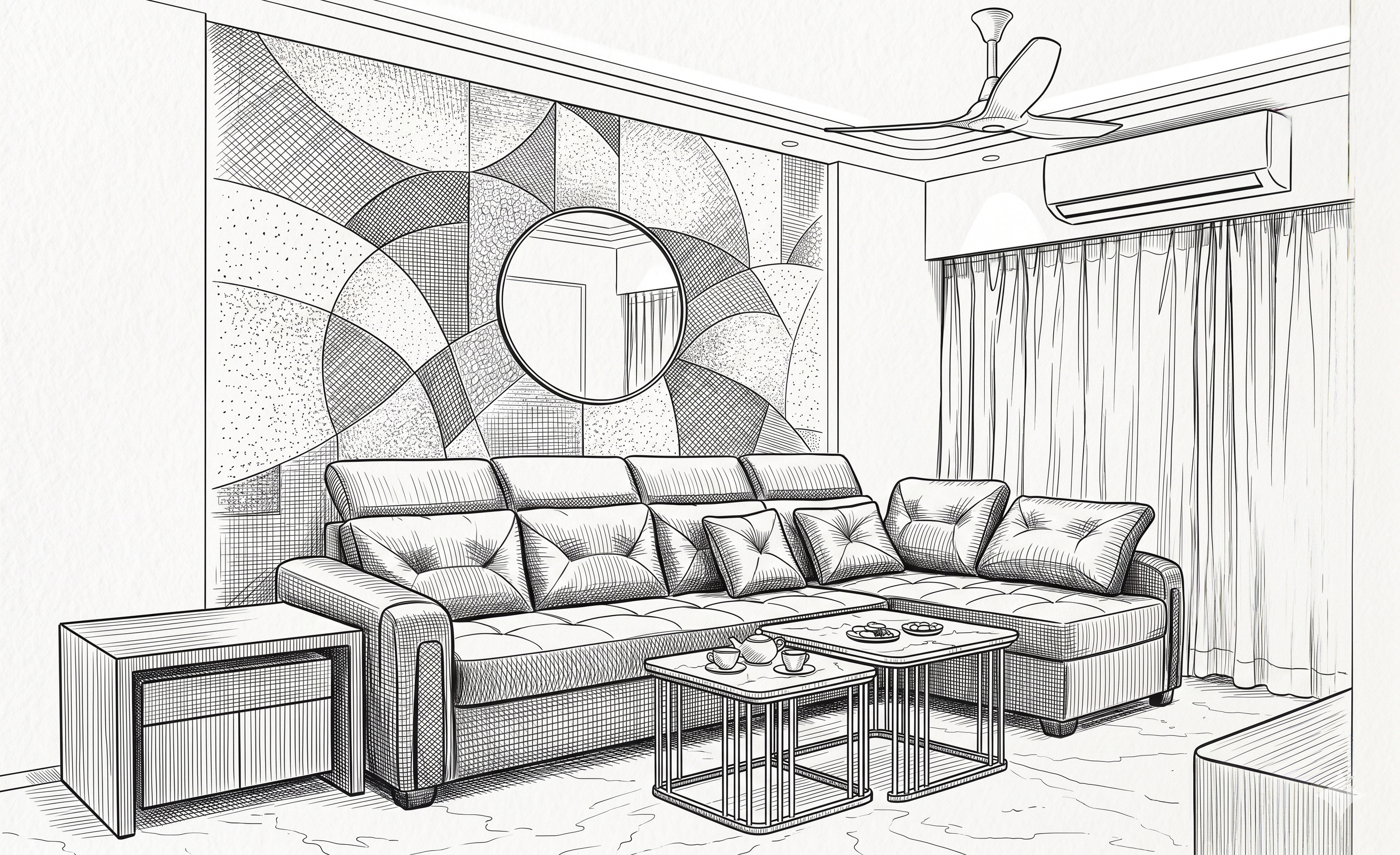 MFD Studio architectural sketch